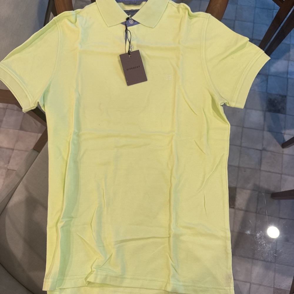 Givenchy Light Yellow Polo Shirt